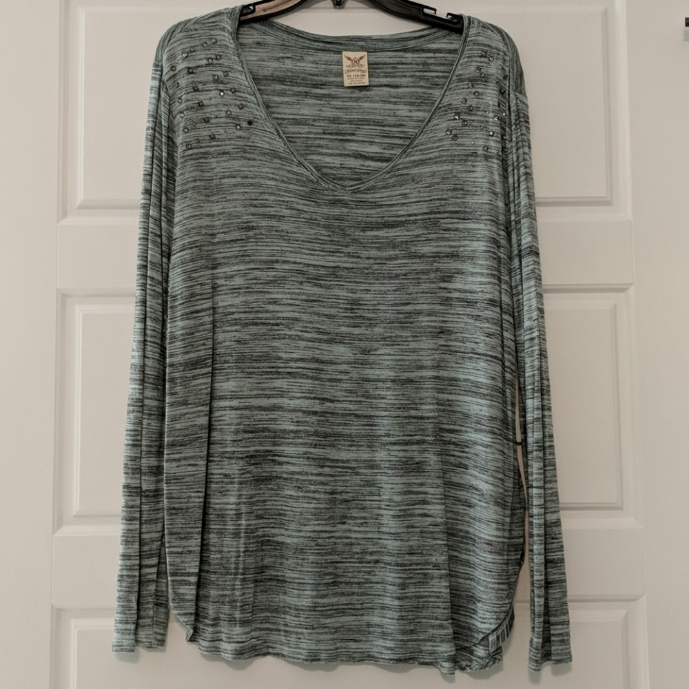 Heather Embellished Sparkle Top